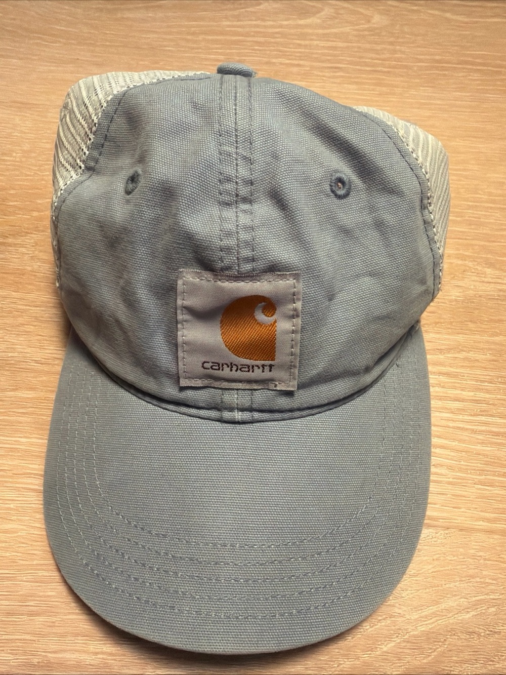 Carhartt Men's Canvas Mesh-Back Buffalo Trucker Cap with RN 14806 Style Code
